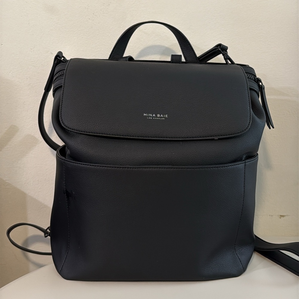 Mina baie Kinney backpack midi
